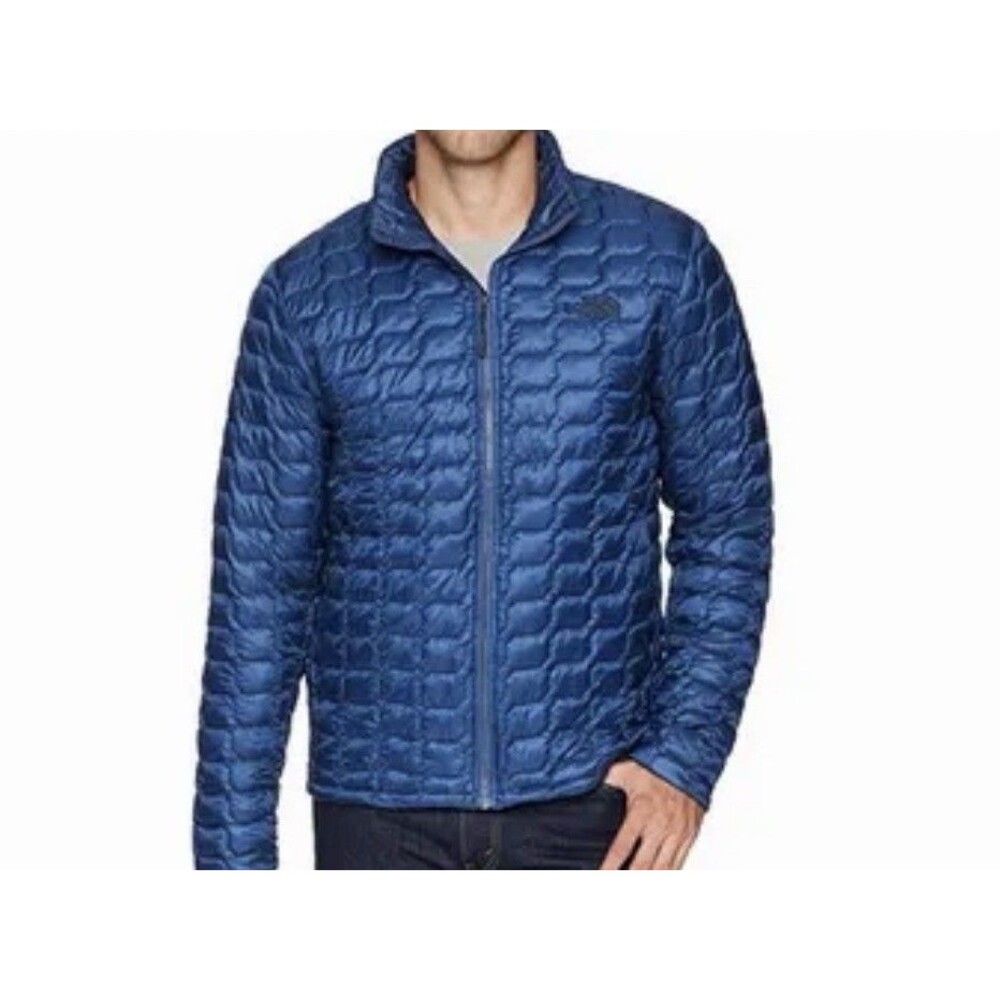 The North Face Thermoball Eco Puffer Jacket Navy-Blue Mens XL